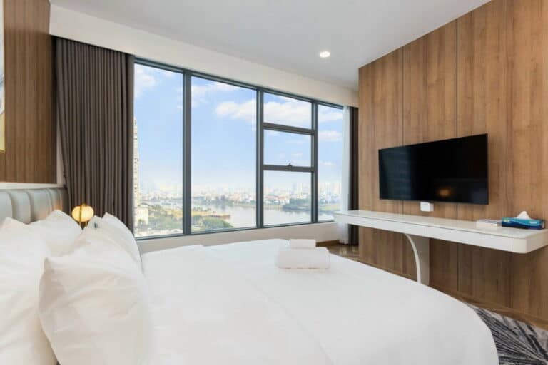 Căn hộ 3 PN Golden House Sunwah Pearl bán – Nội thất hiện đại, View Sông, Tầng Cao