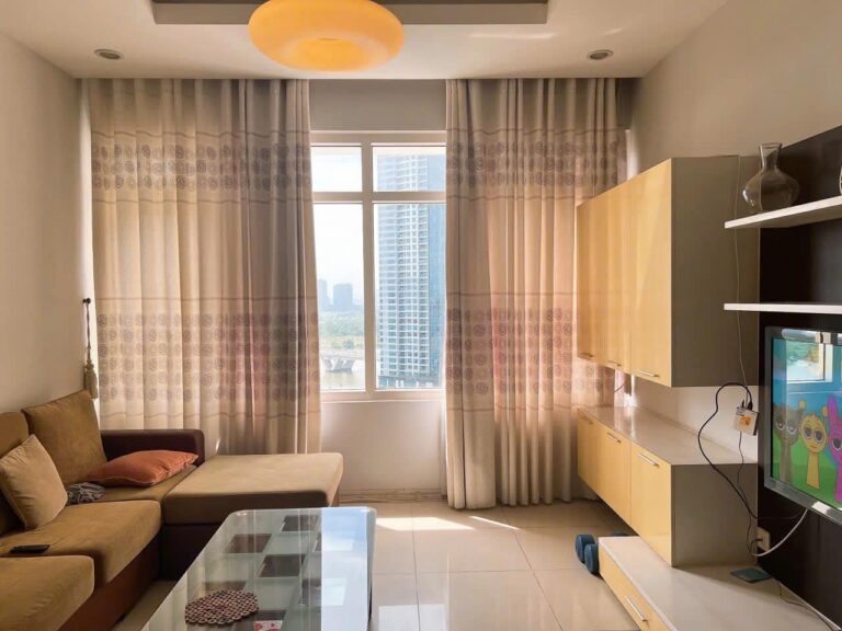 Căn hộ Saigon Pearl cho thuê 2 phòng ngủ lầu cao đủ nội thất view sông