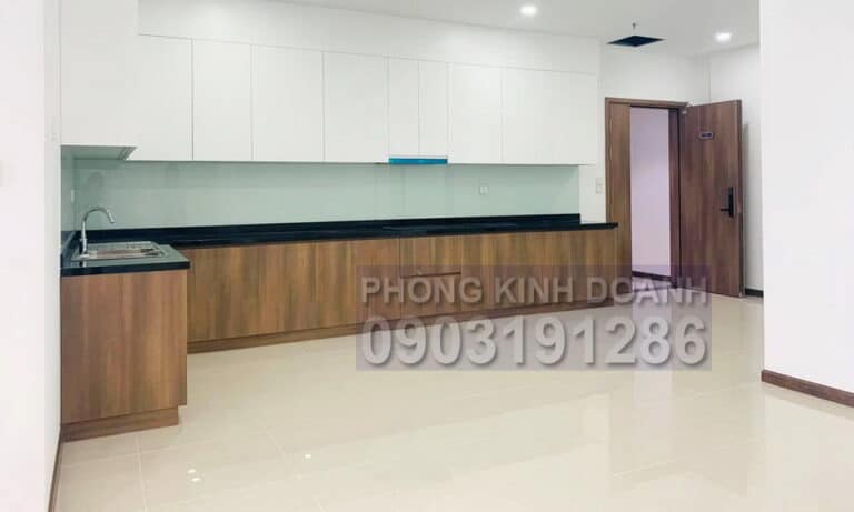Căn hộ Opal Saigon Pearl cho thuê 4 phòng ngủ tầng cao nhà trống view sông