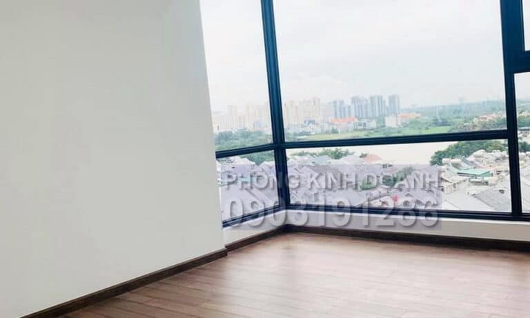 Căn hộ Opal Saigon Pearl cho thuê 4 phòng ngủ tầng cao nhà trống view sông