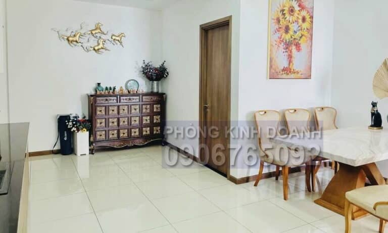 Căn hộ Opal Saigon Pearl cho thuê 4 phòng ngủ lầu cao đủ nội thất view sông