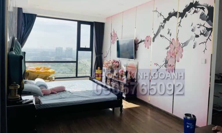 Căn hộ Opal Saigon Pearl cho thuê 4 phòng ngủ lầu cao đủ nội thất view sông