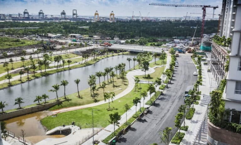 Căn Sala Sarimi bán 3 phòng ngủ view công viên tầng trung nội thất cơ bản