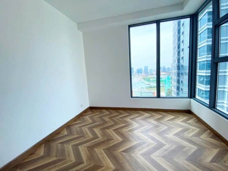 Căn hộ Sunwah Pearl cho thuê tầng cao nhà trống 3 phòng ngủ view hồ bơi