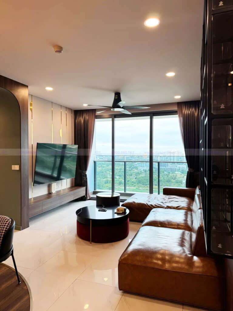 Căn hộ Sunwah Pearl Bình Thạnh bán lầu cao nhà đẹp 3 phòng ngủ view sông