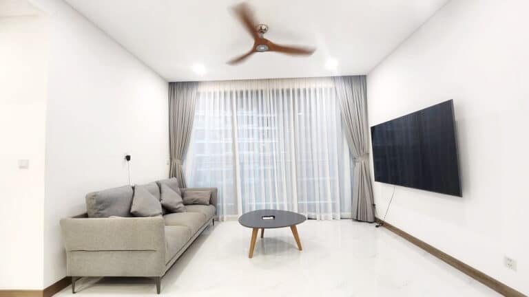 Căn hộ Sunwah Pearl cho thuê đầy đủ nội thất 3 phòng ngủ view hồ bơi