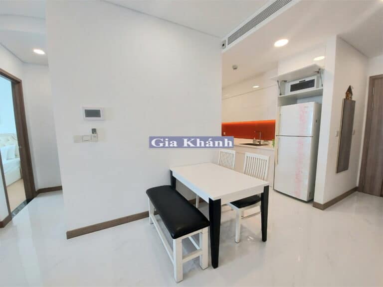 Bán Sunwah Pearl Bình Thạnh lầu cao đủ nội thất 1 phòng ngủ view thoáng