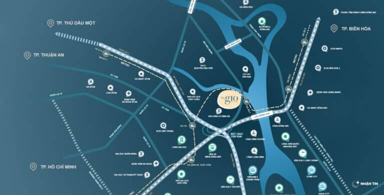 Vị trí dự án The Gió Riverside ở đâu?