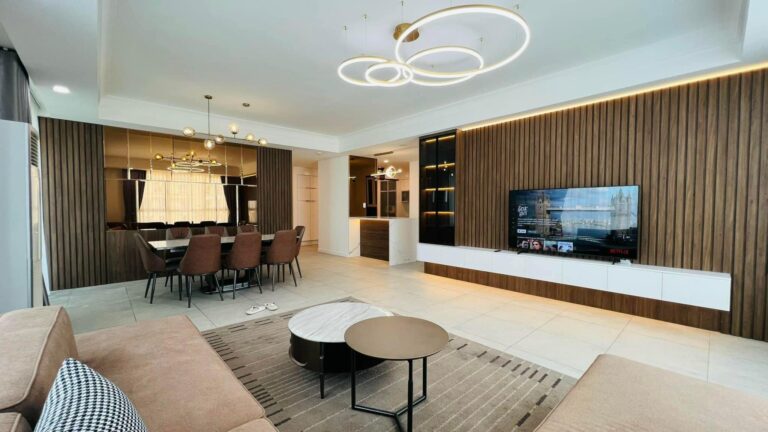 Căn hộ cho thuê The Manor lầu cao nội thất mới 3 phòng ngủ view mát