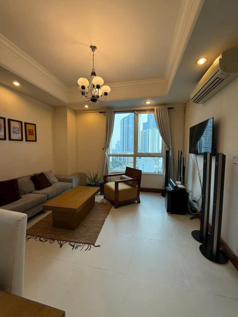 Căn hộ The Manor cho thuê lầu cao nhà đẹp 2 phòng ngủ view L81 thoáng