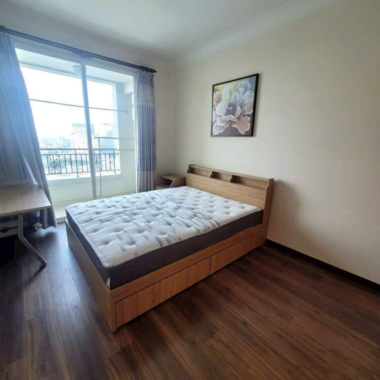 Cho thuê căn hộ The Manor tầng cao đủ nội thất 2 phòng ngủ view Văn Thánh