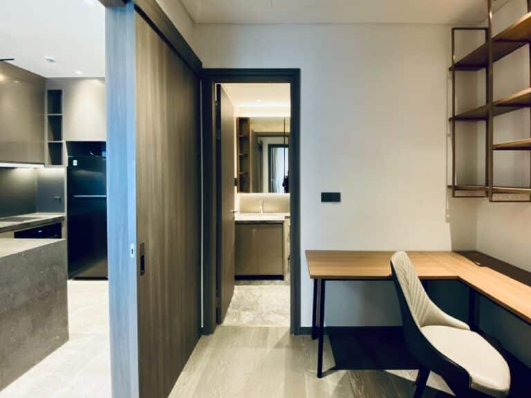 Cho thuê căn hộ 1 phòng ngủ The Marq quận 1 nội thất hiện đại thoáng mát