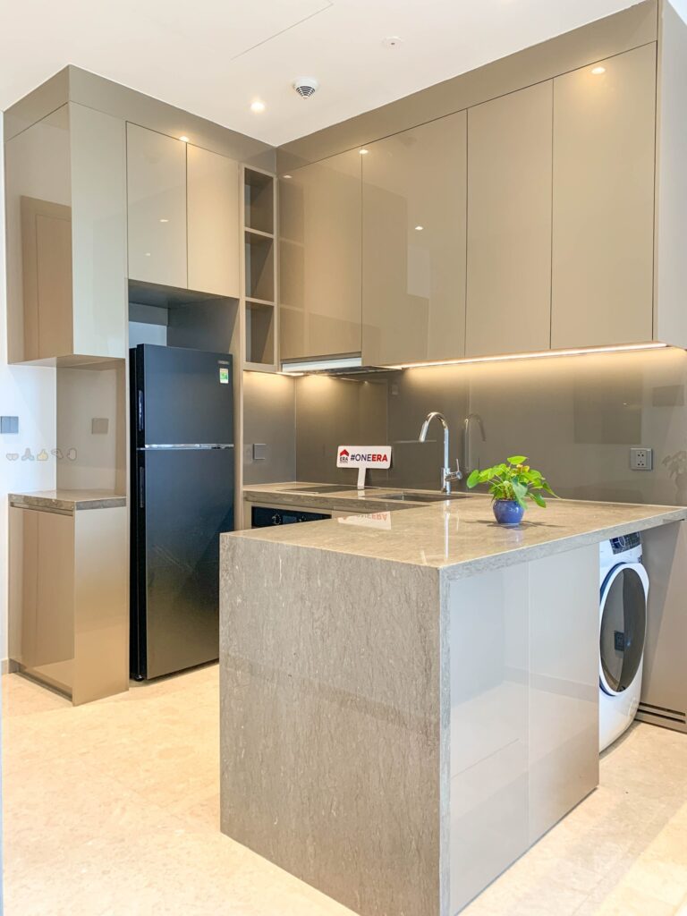 Cho thuê căn hộ 1 phòng ngủ The Marq quận 1 view L81 đẹp nội thất cao cấp