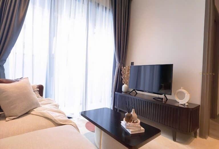 Cho thuê căn hộ 1 phòng ngủ The Marq quận 1 cao thoáng có đầy đủ nội thất