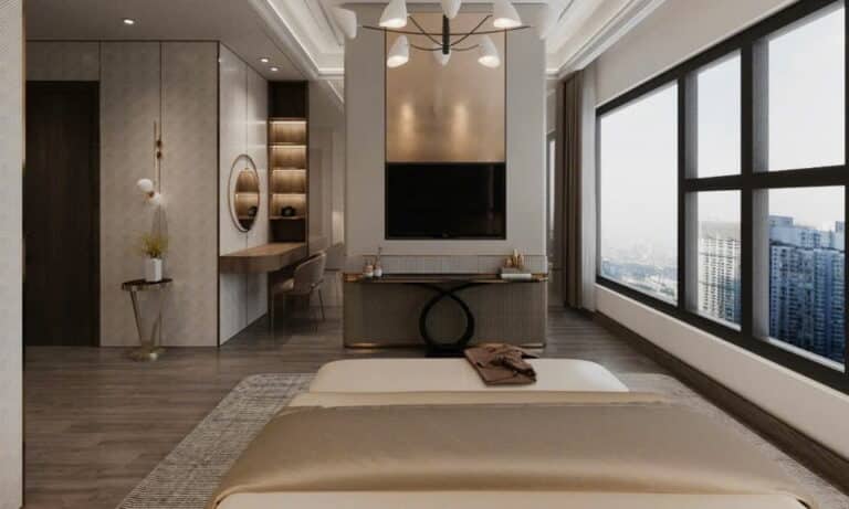 The Marq quận 1 cho thuê căn hộ 3 phòng ngủ nội thất đẹp tầng cao mát