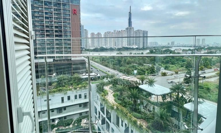 Căn hộ cho thuê Thủ Thiêm Zeit 1 phòng ngủ tầng cao nhà đẹp view sông