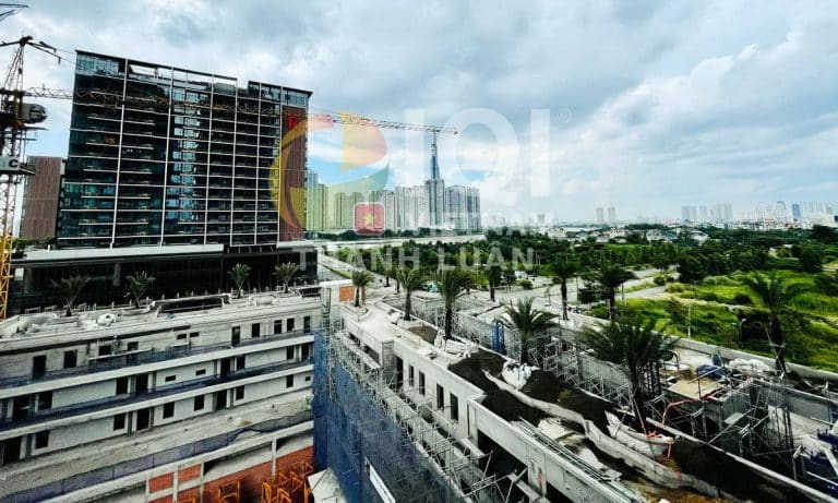Căn hộ cho thuê Thủ Thiêm Zeit 1 phòng ngủ tầng trung nhà trống view L81