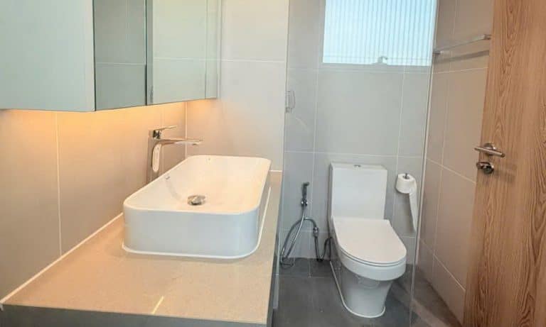 Cho thuê căn hộ nhà trống Thủ Thiêm Zeit 2 phòng ngủ tầng cao view sông