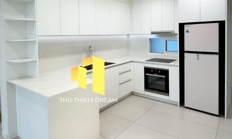 Cho thuê căn hộ Thủ Thiêm Zeit 2 phòng ngủ nhà trống lầu cao view sông