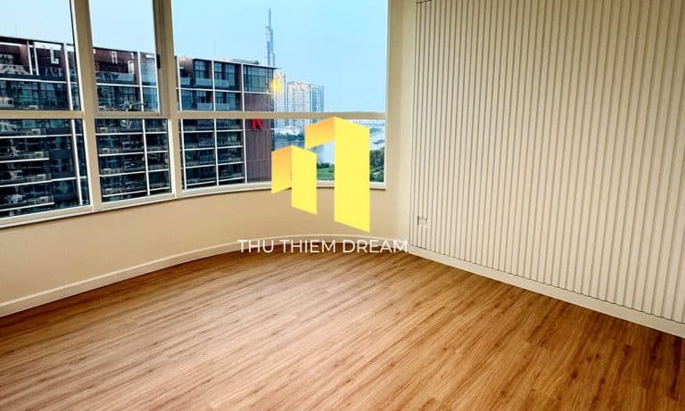 Cho thuê căn hộ Thủ Thiêm Zeit 2 phòng ngủ nhà trống lầu cao view sông