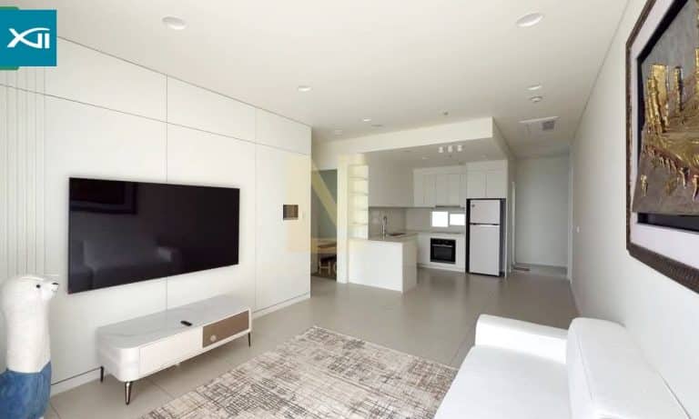 Thủ Thiêm Zeit cho thuê 2 phòng ngủ tầng cao đầy đủ nội thất view khu Sala
