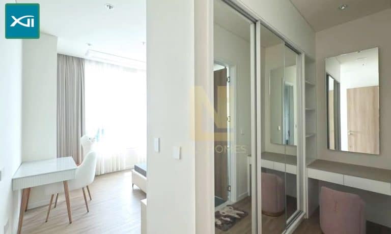Thủ Thiêm Zeit cho thuê 2 phòng ngủ tầng cao đầy đủ nội thất view khu Sala