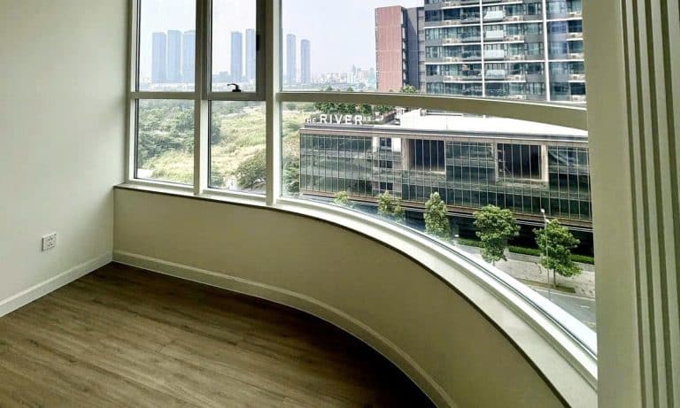 Cho thuê căn hộ Thủ Thiêm Zeit 2 phòng ngủ lầu cao không nội thất view L81