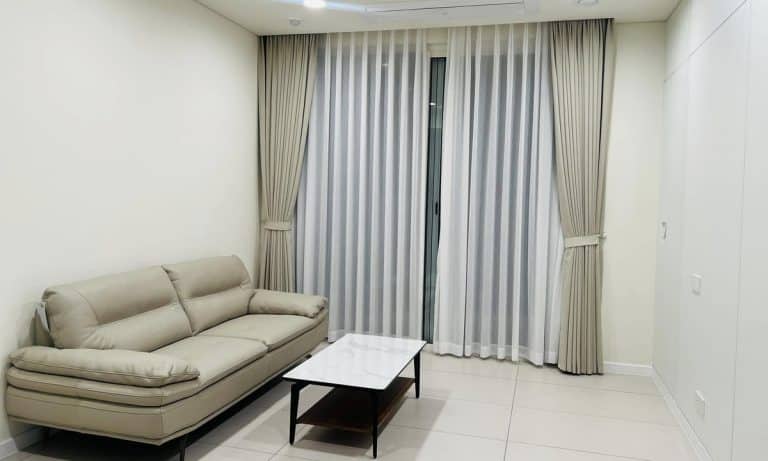 Cho thuê căn hộ Thủ Thiêm Zeit 2 phòng ngủ tầng cao nội thất full view sông