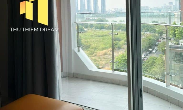 Căn hộ Thủ Thiêm Zeit cho thuê 3 phòng ngủ tầng cao có nội thất view sông