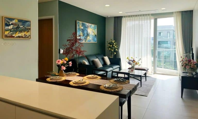 Cho thuê Thủ Thiêm Zeit 3 phòng ngủ lầu thấp nội thất cao cấp view hồ bơi
