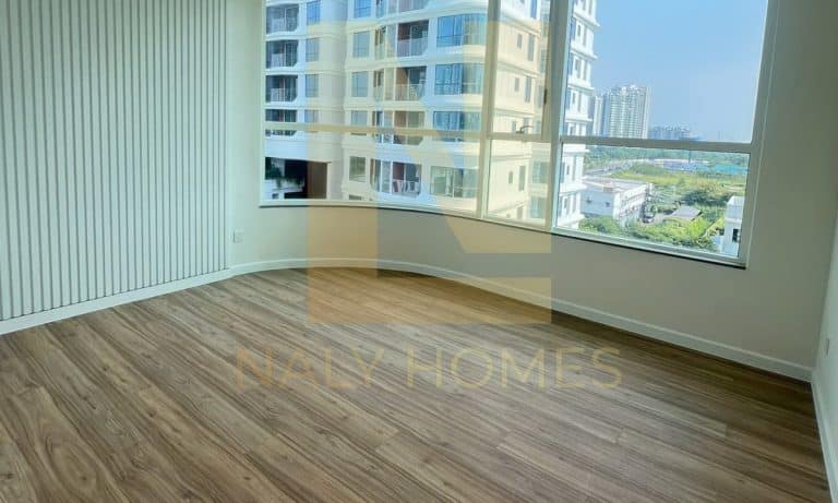 Cho thuê Thủ Thiêm Zeit 3 phòng ngủ lầu trung không nội thất view hồ bơi