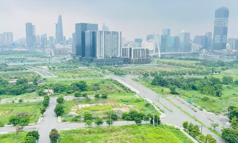 Cho thuê Thủ Thiêm Zeit 4 phòng ngủ tầng cao không nội thất view khu Sala