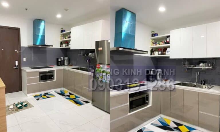 Cho thuê căn hộ Wilton Tower view thoáng lầu cao đủ nội thất 2 phòng ngủ