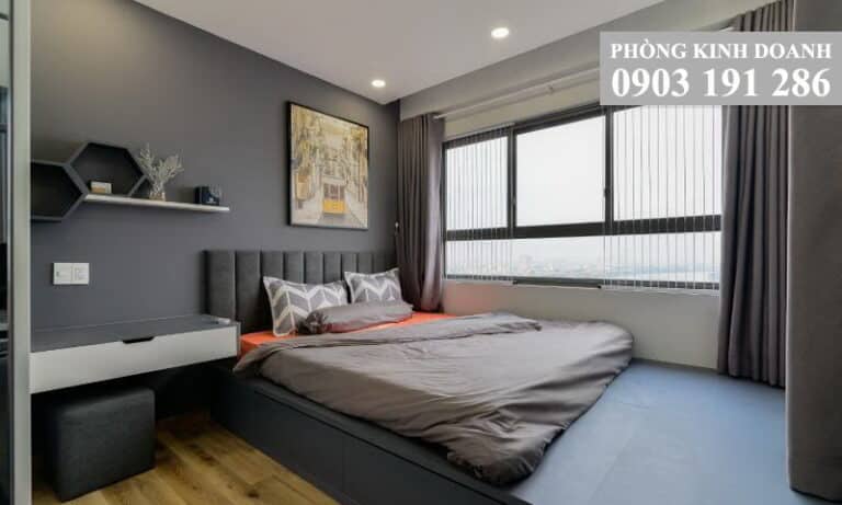 Wilton Tower cho thuê căn view sông tầng 18 block B nội thất đẹp 2 phòng ngủ