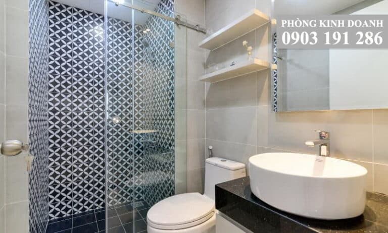 Wilton Tower cho thuê căn view sông tầng 18 block B nội thất đẹp 2 phòng ngủ