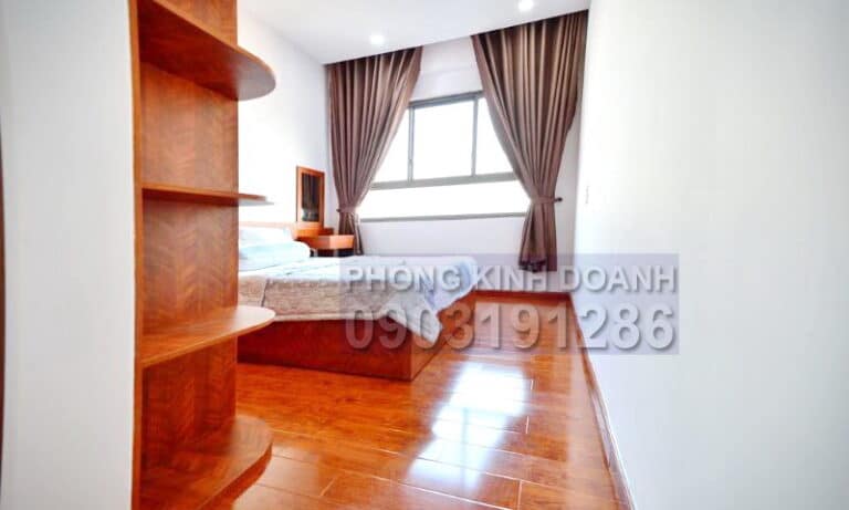 Wilton Tower cho thuê view thoáng mát lầu thấp đủ nội thất 2 phòng ngủ