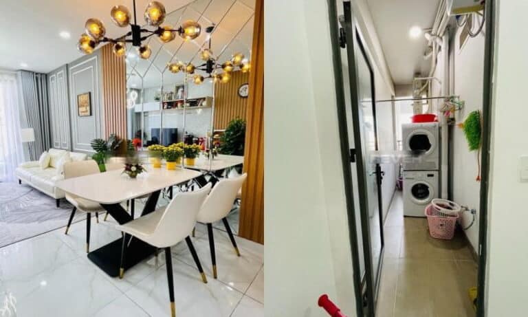 Cho thuê căn hộ Wilton Tower view thoáng tầng thấp có nội thất 2 phòng ngủ