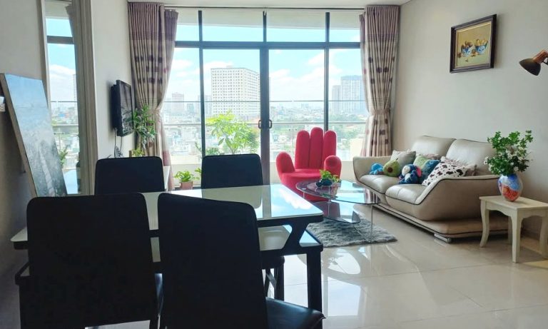 City Garden cho thuê tầng cao nội thất full view thoáng mát căn 1 phòng ngủ