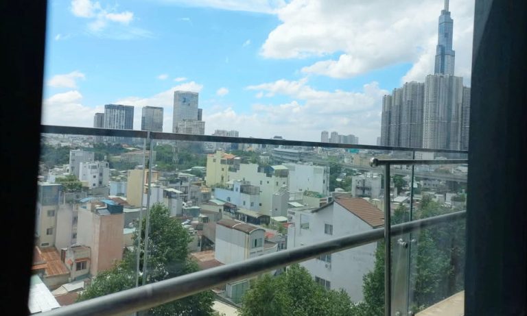 City Garden cho thuê tầng cao nội thất full view thoáng mát căn 1 phòng ngủ