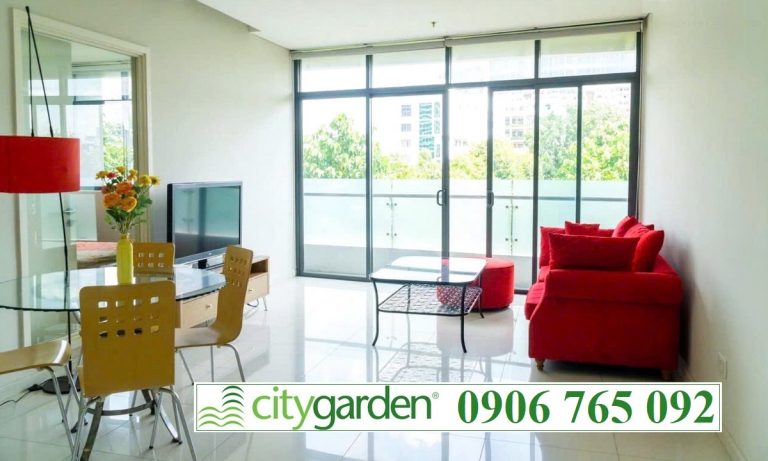Cho thuê căn hộ 1 phòng ngủ City Garden nội thất xịn view hướng quận 1