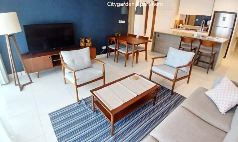 Cho thuê căn hộ 1 phòng ngủ City Garden tầng cao nội thất đẹp view quận 1