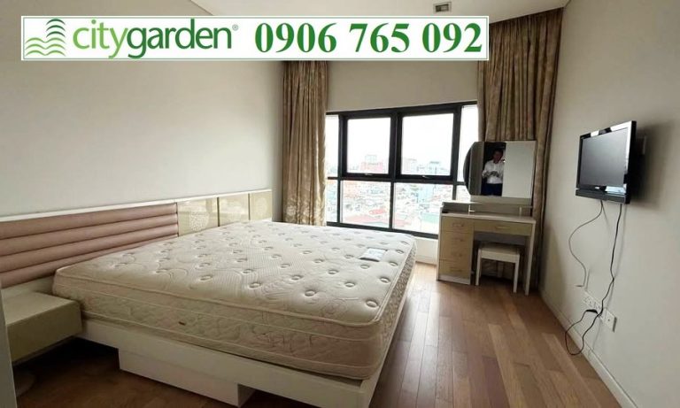 Căn hộ cho thuê City Garden tầng cao nội thất đầy đủ view mát 2 phòng ngủ