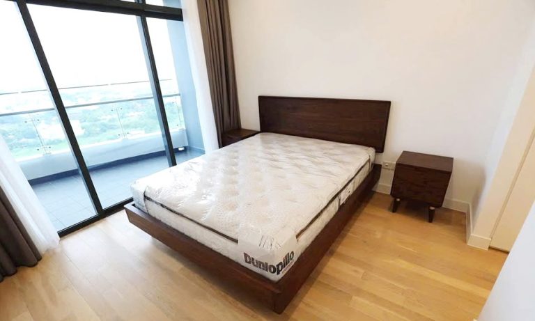 Cho thuê căn hộ City Garden lầu cao nhà đẹp view Văn Thánh 3 phòng ngủ