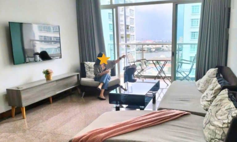 Cho thuê căn hộ 3 phòng ngủ Hoàng Anh River View đầy đủ nội thất tầng cao
