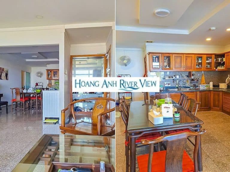 Cho thuê căn Hoàng Anh River View 4 phòng ngủ có nội thất thoáng giá tốt