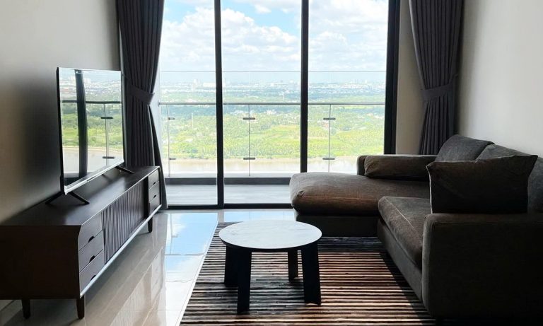 Căn hộ 3 phòng ngủ Q2 Thảo Điền cho thuê nội thất cao cấp view sông mát