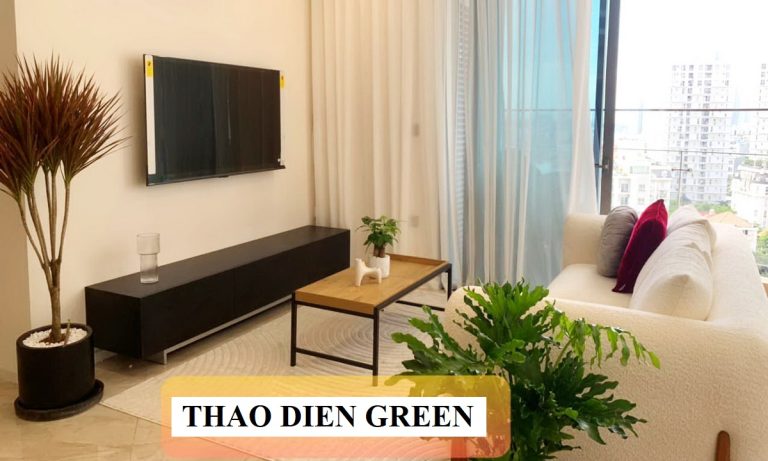 Cho thuê căn hộ Thảo Điền Green 1 phòng ngủ trang bị đủ nội thất cao cấp