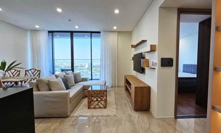 Cho thuê căn hộ 2 phòng ngủ Thảo Điền Green nội thất sang xịn view sông