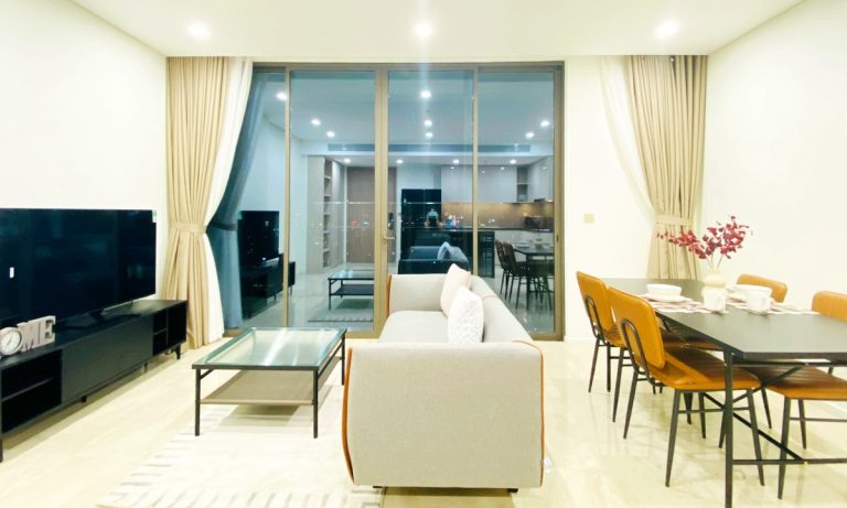 Cho thuê căn hộ 2 phòng ngủ Thảo Điền Green nhà đẹp view sông thoáng mát