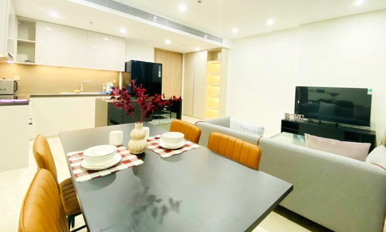 Cho thuê căn hộ 2 phòng ngủ Thảo Điền Green nhà đẹp view sông thoáng mát